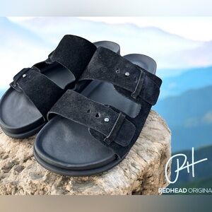 VINCE dune suede slides *very comfortable* NWT men’s 10/44 UK